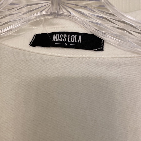 Misslola color blocked button up blouse - Picture 2 of 5